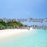 Beach Puns